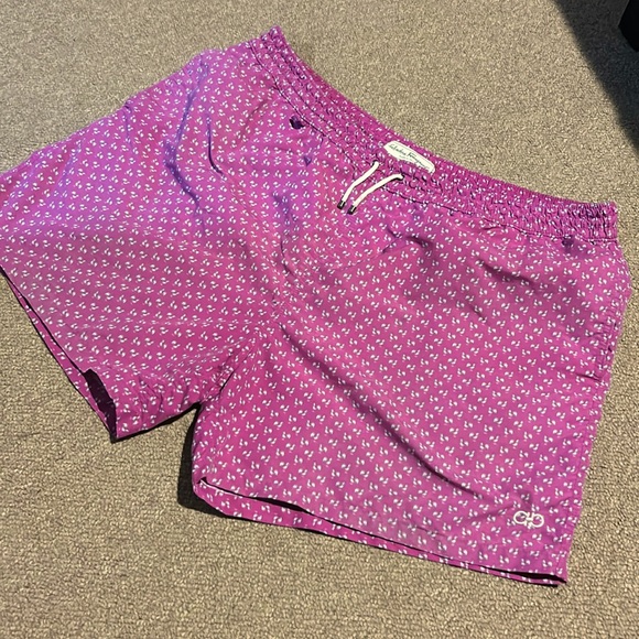 🦁 Salvatore Ferragamo Embroidered Swim Trunks - Picture 1 of 10